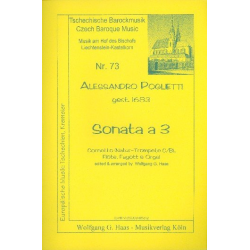 Sonata a 3 : -Alessandro Poglietti