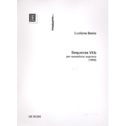 Sequenza 7b : für Sopransaxophon -Luciano Berio