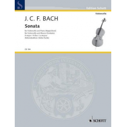 Sonate A-Dur : für Violoncello und -Johann Christoph Friedrich Bach