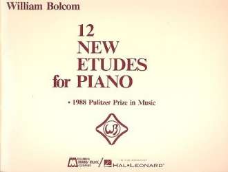 12 new Etudes : for piano -William Bolcom
