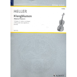Klangblumen : für Violine und Klavier -Barbara Heller