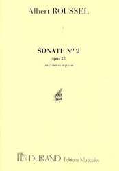 Sonate no.2 op.28 : pour violon et -Albert Roussel