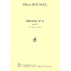 Sonate no.2 op.28 : pour violon et -Albert Roussel