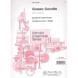 Gossec Gavotte for flute quartet -François-Joseph Gossec / Arr.Frank Halferty