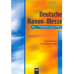 Deutsche Kanonmesse : Ausgabe 11 -Lorenz Maierhofer