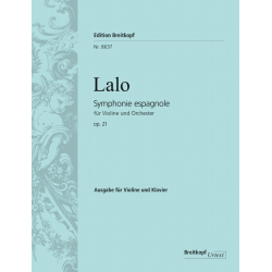 Symphonie espagnole op.21 für -Edouard Lalo / Arr.Edouard Lalo