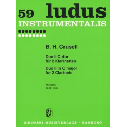 Duo C-Dur Nr.2 : für 2 Klarinetten -Bernhard Henrik Crusell