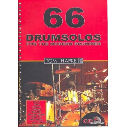 66 Drumsolos for the modern Drummer (+CD) -Tom Hapke