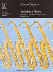 Saxophone Album für Altsaxophon und Klavier -Claude Achille Debussy / Arr.James Rae