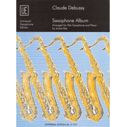 Saxophone Album für Altsaxophon und Klavier -Claude Achille Debussy / Arr.James Rae