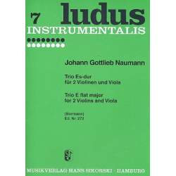 Trio Es-Dur : für 2 Violinen und Viola -Johann Gottlieb Naumann