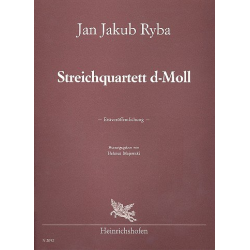 Streichquartett d-Moll (Stimmen) -Jan Jakub Ryba
