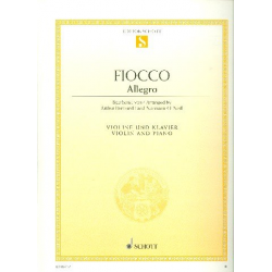 Allegro : für Violine und Klavier -Joseph-Hector Fiocco