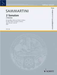 2 Sonaten aus op.2 : für Flöte -Giuseppe Sammartini