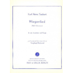 Wiegenlied : für Gesang und -Karl Heinz Taubert
