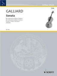 Sonate D-Dur : für Violoncello -Johann Ernst Galliard