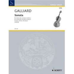 Sonate D-Dur : für Violoncello -Johann Ernst Galliard