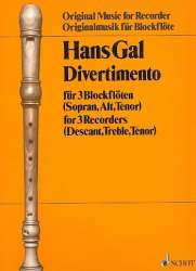 Divertimento op.98 : für -Hans Gal