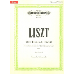 3 Etudes de concert S144 : -Franz Liszt
