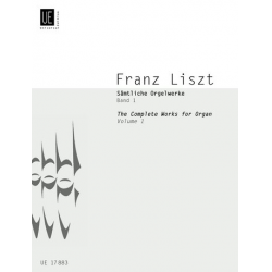 Sämtliche Orgelwerke Band 1 : -Franz Liszt