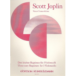 3 leichte Ragtimes : -Scott Joplin