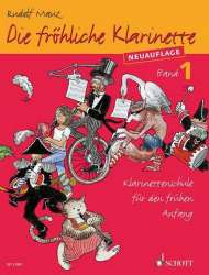 Die fröhliche Klarinette Band 1 - Klarinettenschule für den frühen Anfang (Überarbeitete Neuauflage) -Rudolf Mauz
