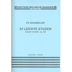 25 leichte Etüden op.100 : für Klavier -Friedrich Burgmüller