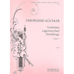 Tonleitern, Lagenwechsel, Dreiklänge -Ferdinand Küchler