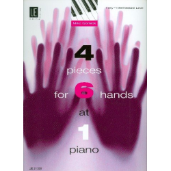 4 pieces : for 6 hands at 1 piano -Mike Cornick