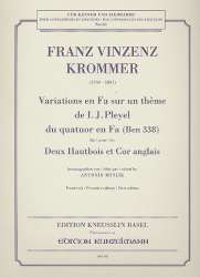 Variations en fa sur un thème de I.J. Pleyel -Franz Krommer