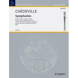 Symphonies : für 2 Melodieinstrumente -Esprit Philippe Chèdeville