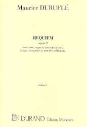 Requiem op.9 : pour baryton(s), orgue -Maurice Duruflé