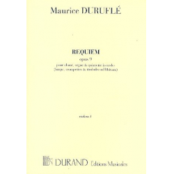 Requiem op.9 : pour baryton(s), orgue -Maurice Duruflé