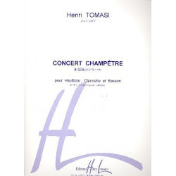 Concert champetre : pour hautbois, - Henri Tomasi