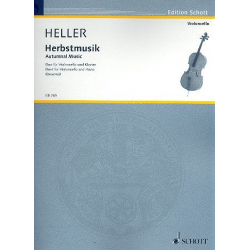 Herbstmusik : für Violoncello und Klavier -Barbara Heller