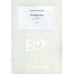 Sostenuto op.11b : für Viola und Klavier -Bertold Hummel
