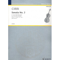 Sonate G-Dur Nr.2 : für Violoncello -Giovanni Battista Cirri