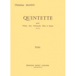 MANEN Christian : Quintette Op.33