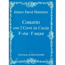 Concerto F-Dur : con 2 corni da -Johann David Heinichen
