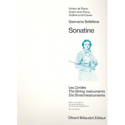 Sonatine : pour violon et piano -Germaine Tailleferre