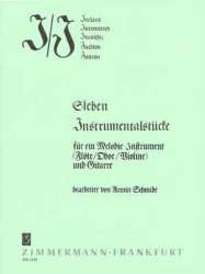 7 Instrumentalstücke : für -Armin Schmidt