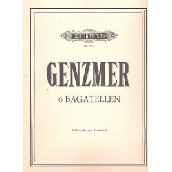 6 Bagatellen : für Violoncello -Harald Genzmer