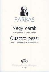 4 pezzi für Kontrabass und Klavier -Ferenc Farkas