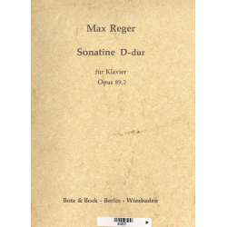 Sonatine D-Dur op.89,2 : -Max Reger