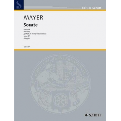 Sonate : für Harfe -Philipp Jacob Mayer / Arr.Hans Joachim Zingel