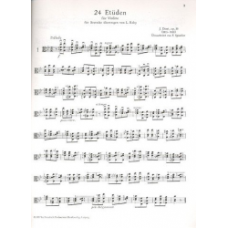 24 Etüden für Violine : für -Jacob Dont