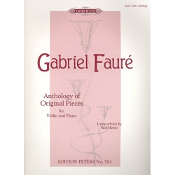 Anthology of original Pieces : -Gabriel Fauré