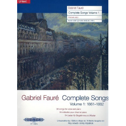 Complete Songs vol.1 (1861-1882) : -Gabriel Fauré