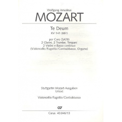 Te Deum laudamus KV141 : -Wolfgang Amadeus Mozart