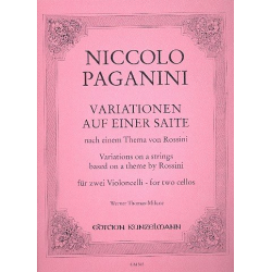 Variationen auf einer Saite nach einem -Niccolo Paganini